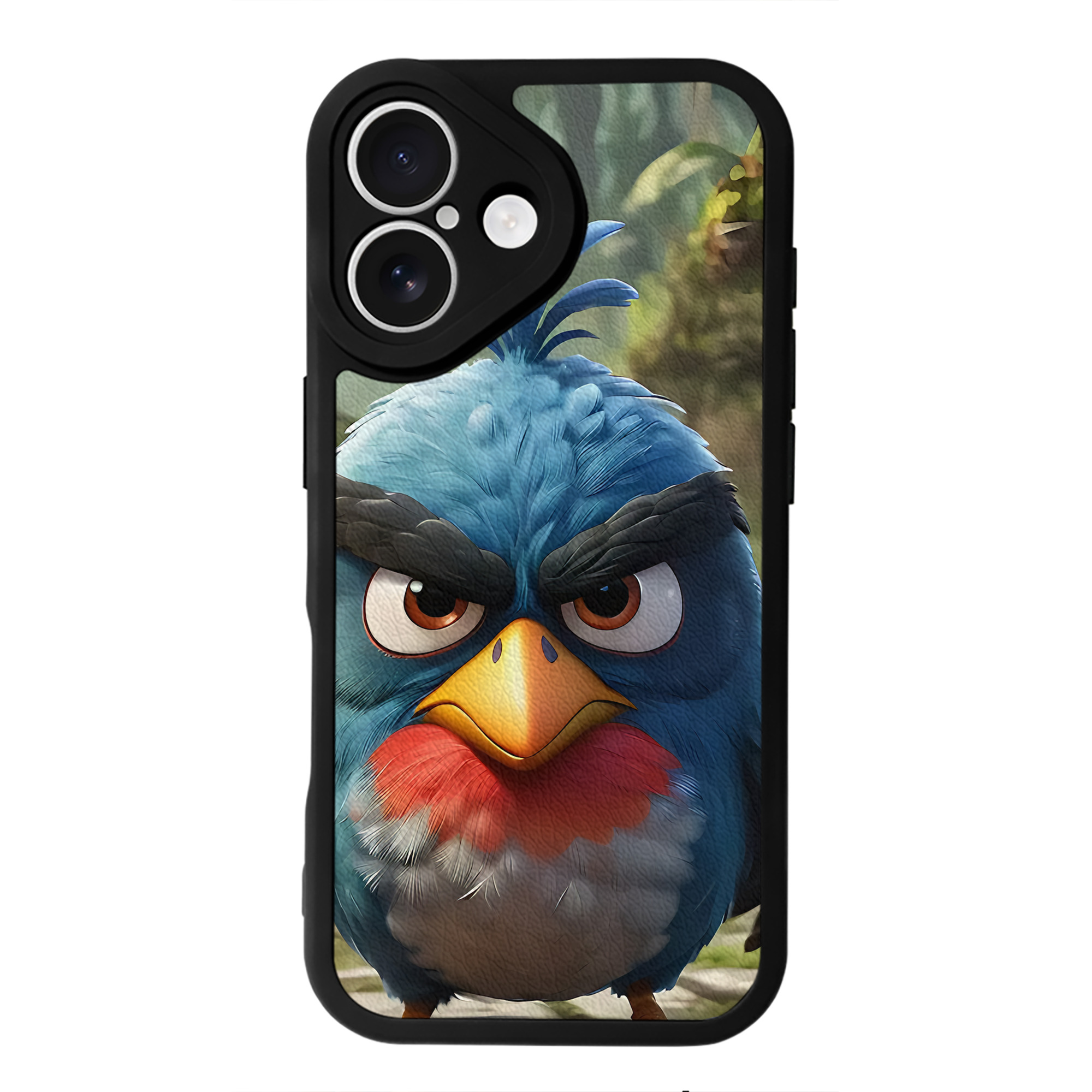 （画像用） Angry Birds アングリーバード 【iPhone 16シリーズ対応】シリコンスマホケース（レザー調） 材質：シリコン